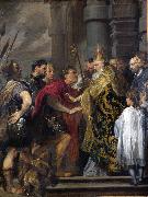 Anthony Van Dyck, Saint Ambrose barring Theodosius I from Milan Cathedral